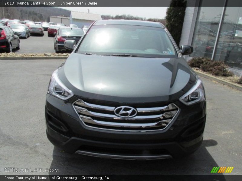 Juniper Green / Beige 2013 Hyundai Santa Fe Sport