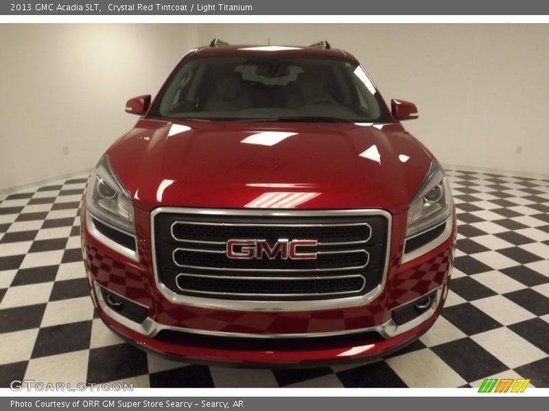 Crystal Red Tintcoat / Light Titanium 2013 GMC Acadia SLT