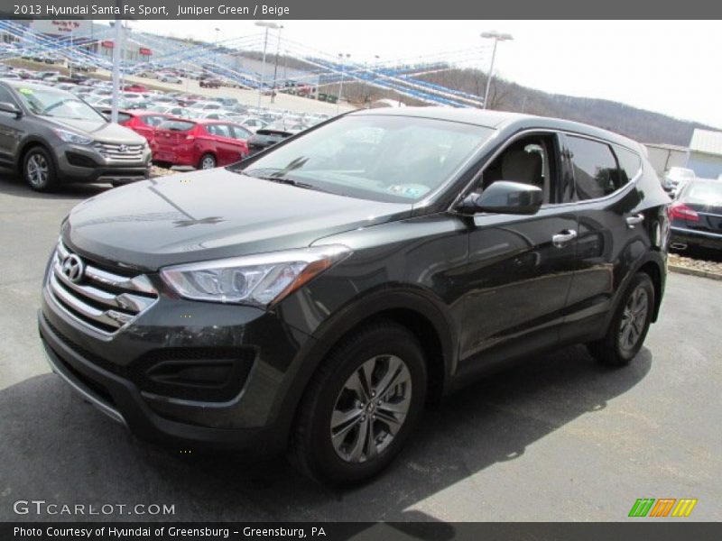 Juniper Green / Beige 2013 Hyundai Santa Fe Sport