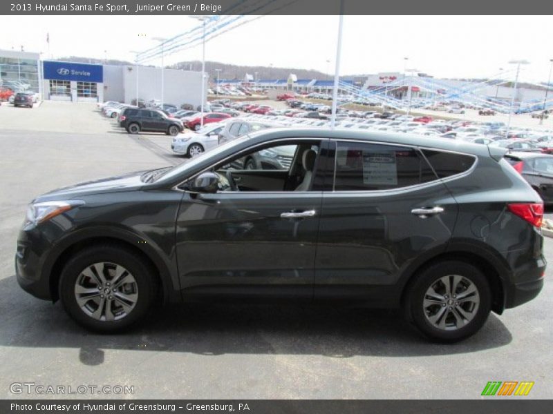 Juniper Green / Beige 2013 Hyundai Santa Fe Sport