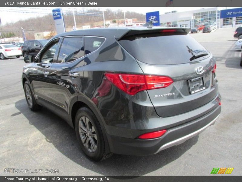 Juniper Green / Beige 2013 Hyundai Santa Fe Sport