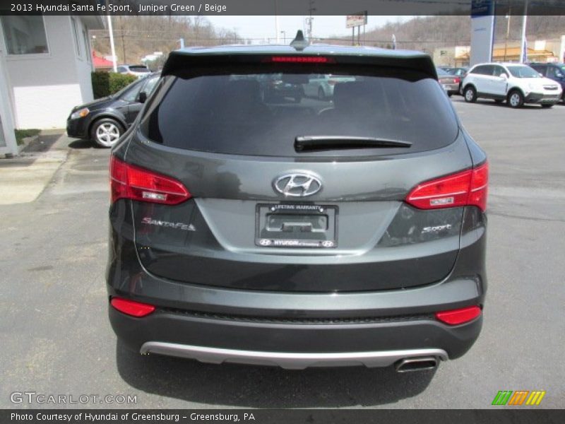 Juniper Green / Beige 2013 Hyundai Santa Fe Sport