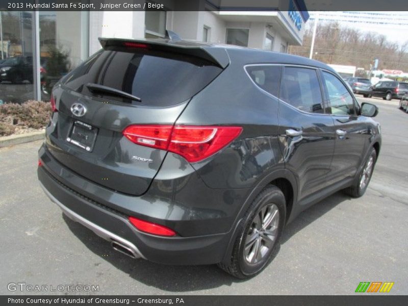Juniper Green / Beige 2013 Hyundai Santa Fe Sport