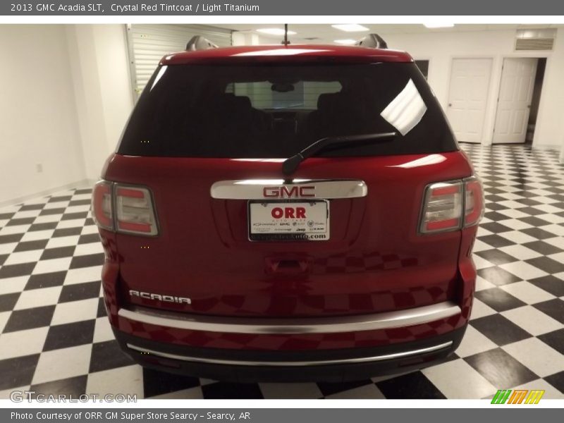 Crystal Red Tintcoat / Light Titanium 2013 GMC Acadia SLT