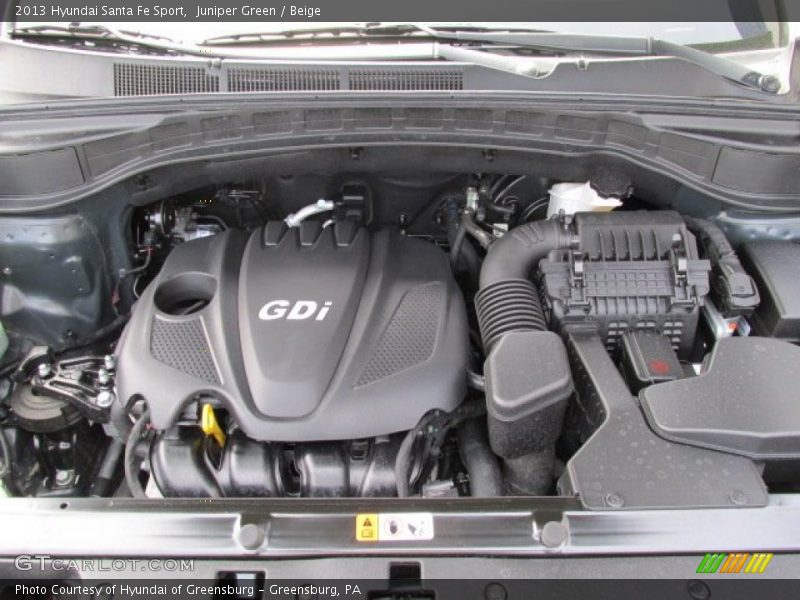 Juniper Green / Beige 2013 Hyundai Santa Fe Sport