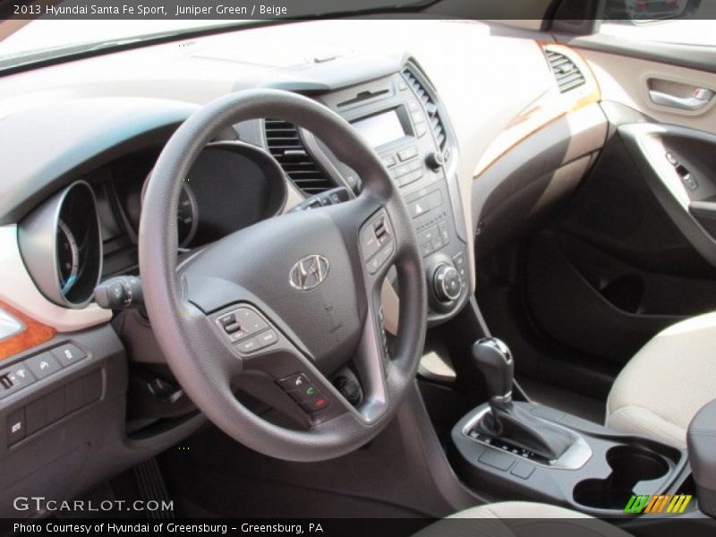 Juniper Green / Beige 2013 Hyundai Santa Fe Sport
