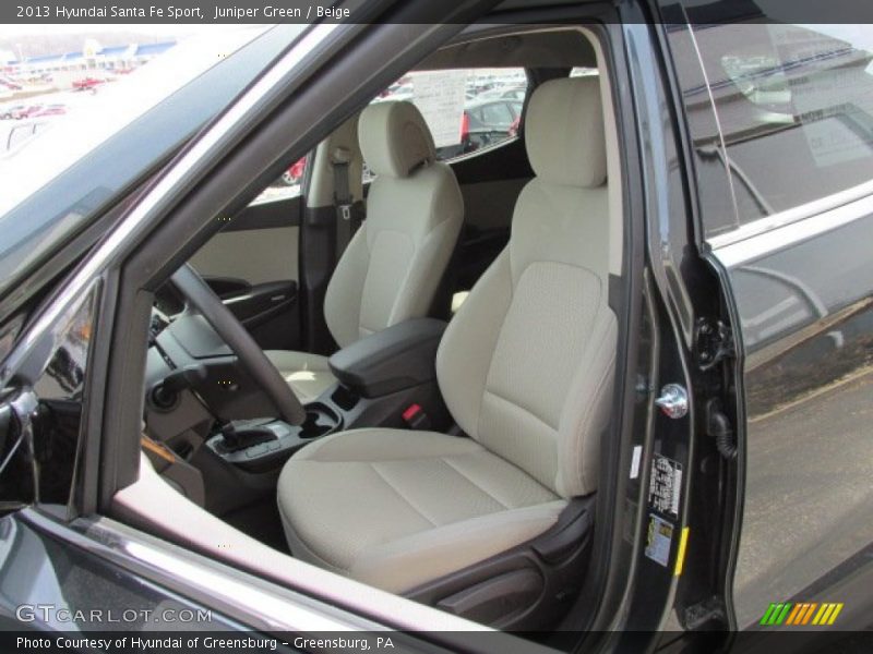 Juniper Green / Beige 2013 Hyundai Santa Fe Sport