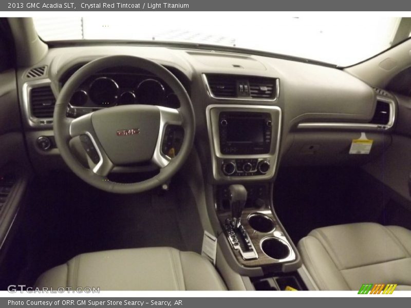 Crystal Red Tintcoat / Light Titanium 2013 GMC Acadia SLT