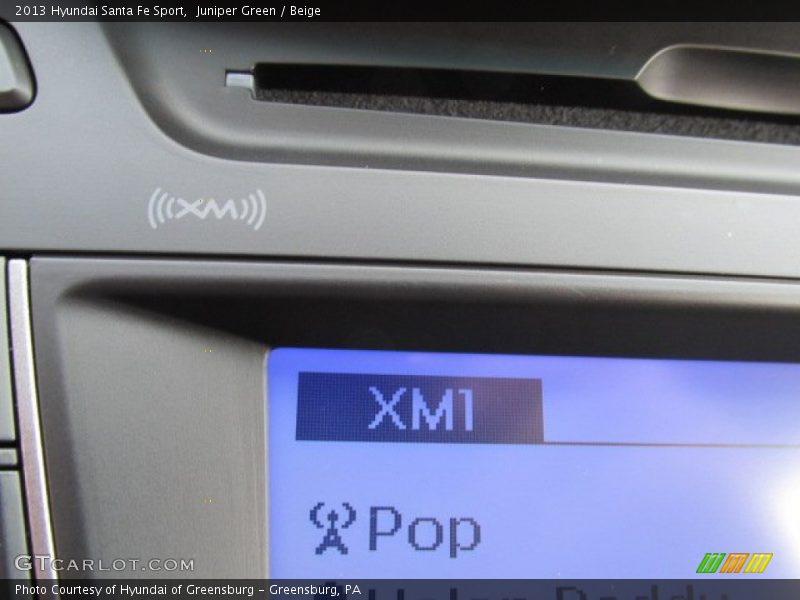Juniper Green / Beige 2013 Hyundai Santa Fe Sport