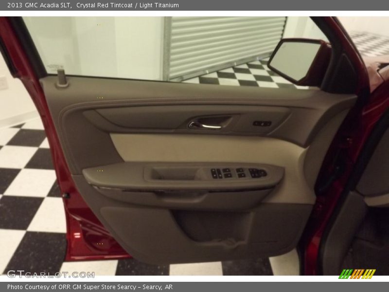 Crystal Red Tintcoat / Light Titanium 2013 GMC Acadia SLT