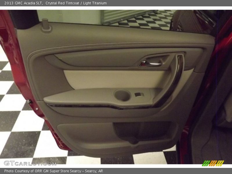 Crystal Red Tintcoat / Light Titanium 2013 GMC Acadia SLT