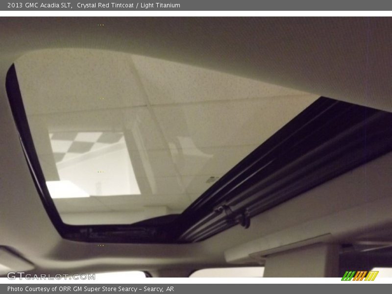 Crystal Red Tintcoat / Light Titanium 2013 GMC Acadia SLT