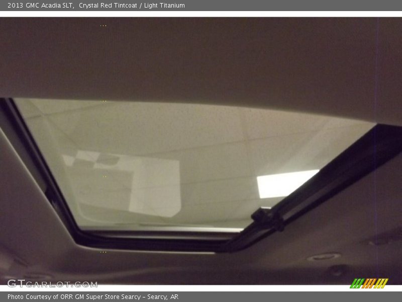 Crystal Red Tintcoat / Light Titanium 2013 GMC Acadia SLT