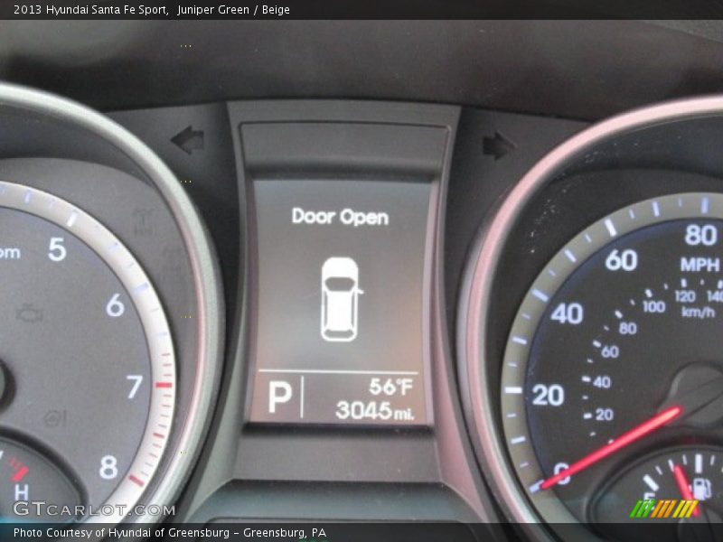 Juniper Green / Beige 2013 Hyundai Santa Fe Sport