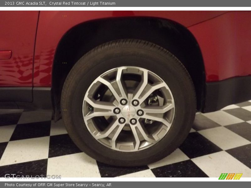 Crystal Red Tintcoat / Light Titanium 2013 GMC Acadia SLT