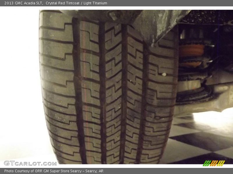 Crystal Red Tintcoat / Light Titanium 2013 GMC Acadia SLT