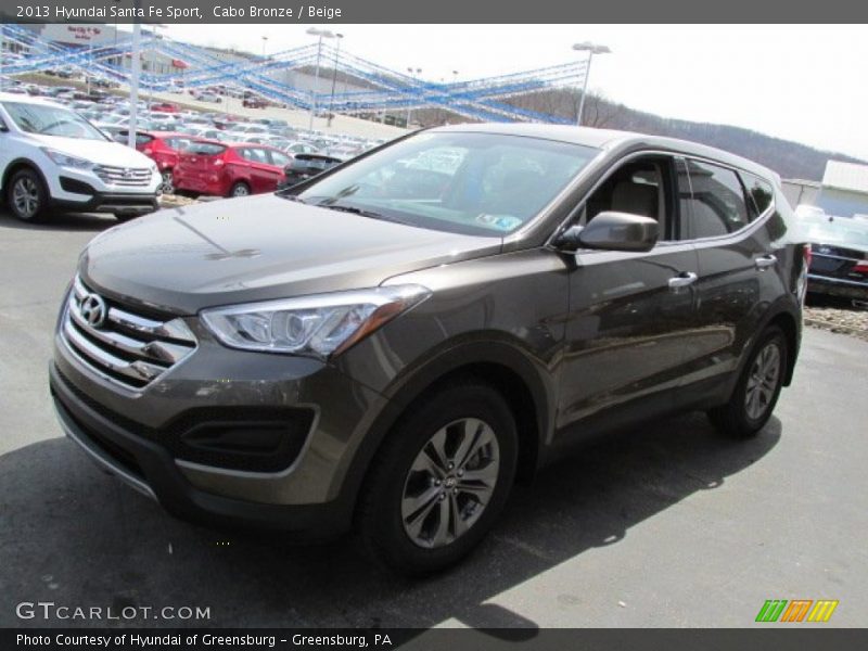 Cabo Bronze / Beige 2013 Hyundai Santa Fe Sport