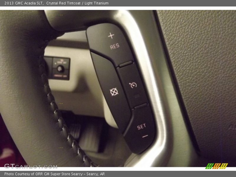 Crystal Red Tintcoat / Light Titanium 2013 GMC Acadia SLT