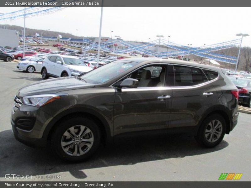 Cabo Bronze / Beige 2013 Hyundai Santa Fe Sport