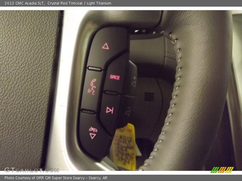 Crystal Red Tintcoat / Light Titanium 2013 GMC Acadia SLT