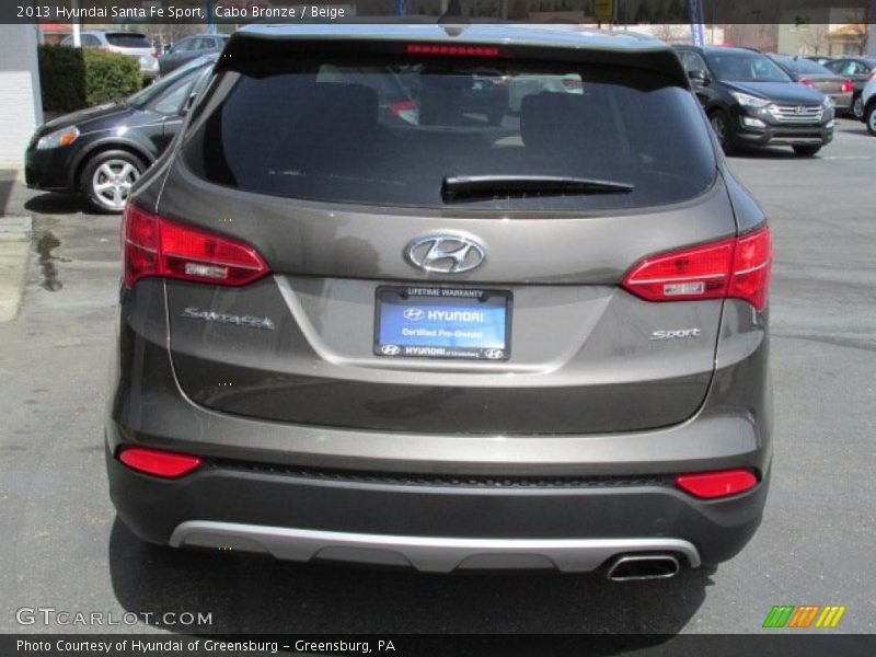 Cabo Bronze / Beige 2013 Hyundai Santa Fe Sport