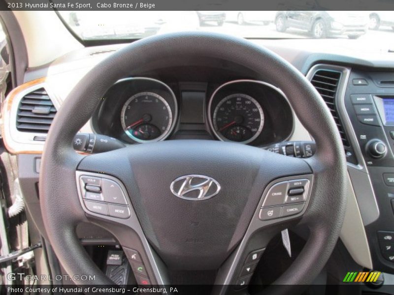 Cabo Bronze / Beige 2013 Hyundai Santa Fe Sport
