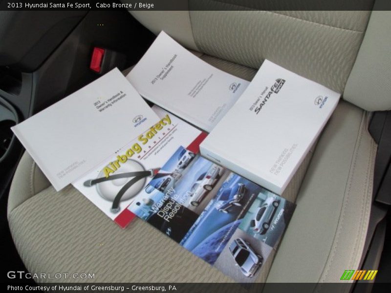 Cabo Bronze / Beige 2013 Hyundai Santa Fe Sport