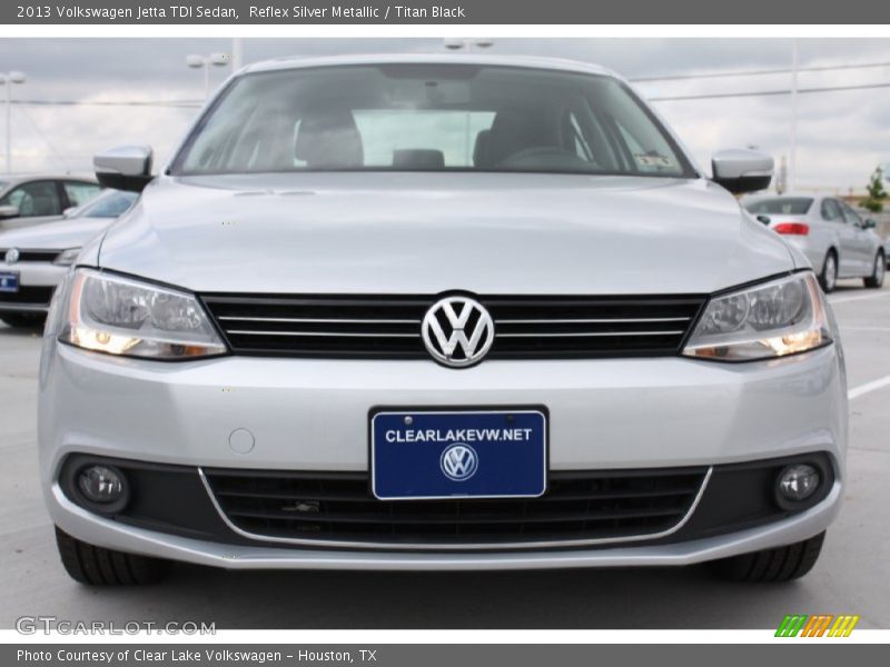 Reflex Silver Metallic / Titan Black 2013 Volkswagen Jetta TDI Sedan