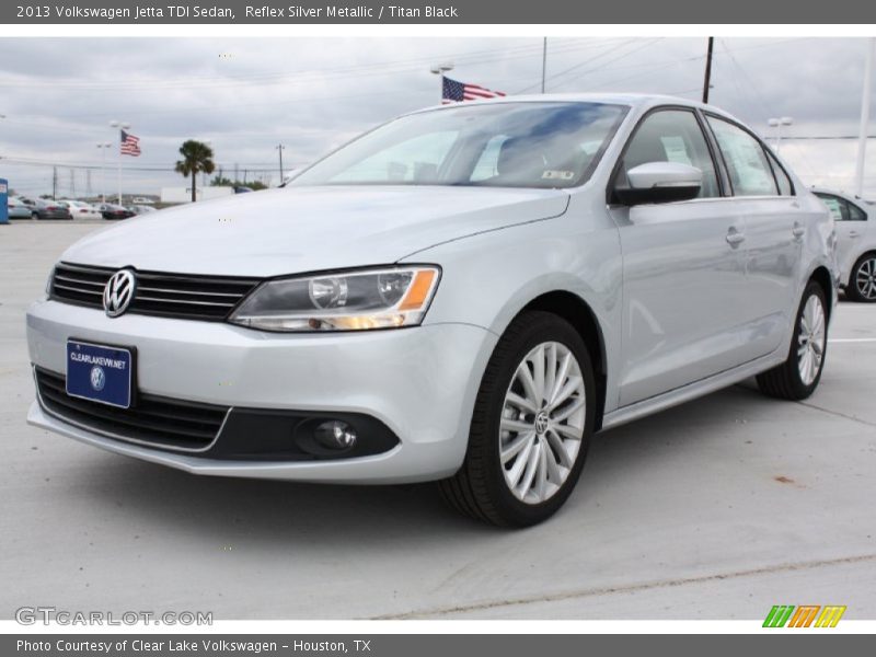 Reflex Silver Metallic / Titan Black 2013 Volkswagen Jetta TDI Sedan