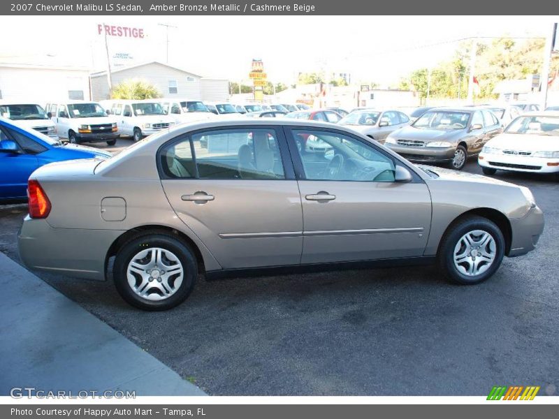 Amber Bronze Metallic / Cashmere Beige 2007 Chevrolet Malibu LS Sedan