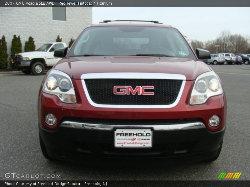 Red Jewel Tintcoat / Titanium 2007 GMC Acadia SLE AWD