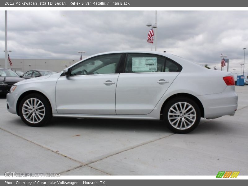Reflex Silver Metallic / Titan Black 2013 Volkswagen Jetta TDI Sedan