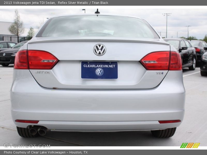 Reflex Silver Metallic / Titan Black 2013 Volkswagen Jetta TDI Sedan