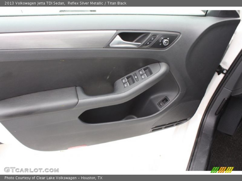 Reflex Silver Metallic / Titan Black 2013 Volkswagen Jetta TDI Sedan