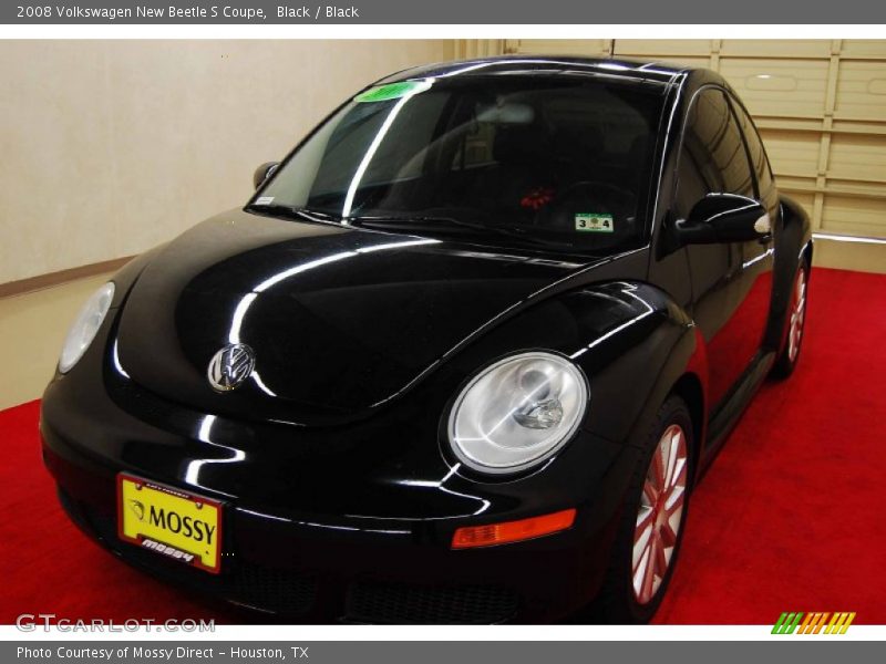 Black / Black 2008 Volkswagen New Beetle S Coupe