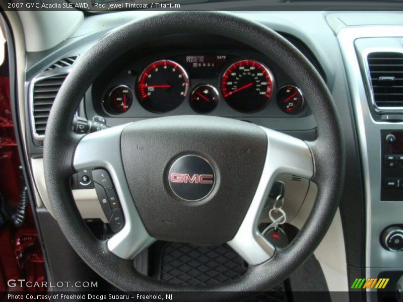 Red Jewel Tintcoat / Titanium 2007 GMC Acadia SLE AWD