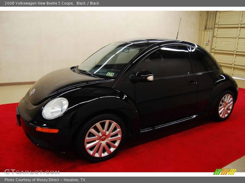 Black / Black 2008 Volkswagen New Beetle S Coupe
