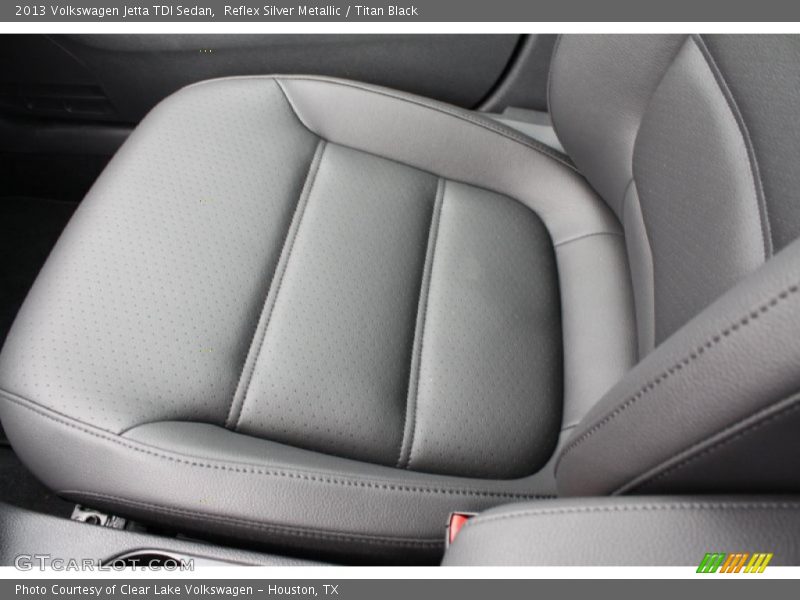 Reflex Silver Metallic / Titan Black 2013 Volkswagen Jetta TDI Sedan