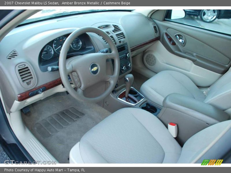 Amber Bronze Metallic / Cashmere Beige 2007 Chevrolet Malibu LS Sedan