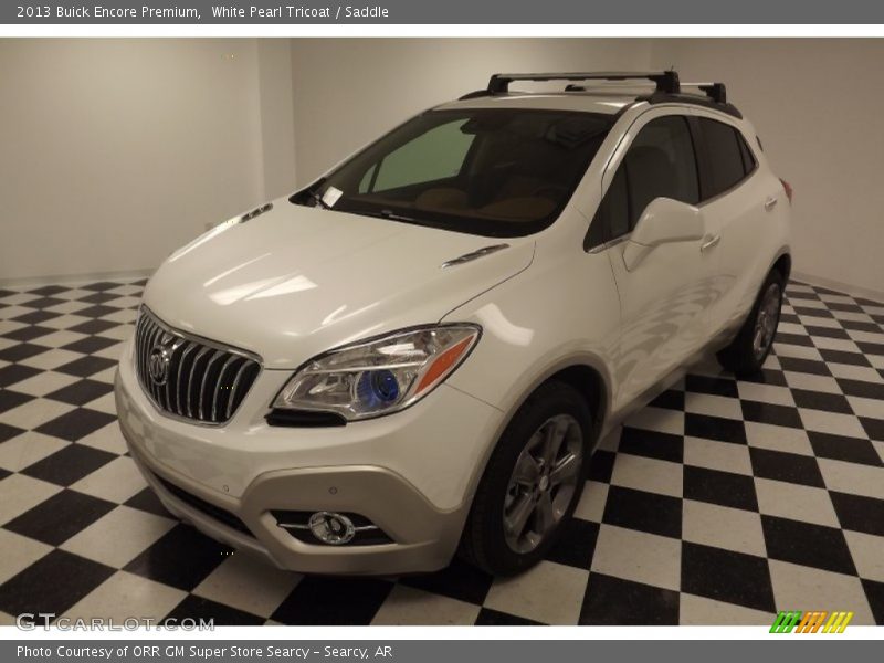 White Pearl Tricoat / Saddle 2013 Buick Encore Premium