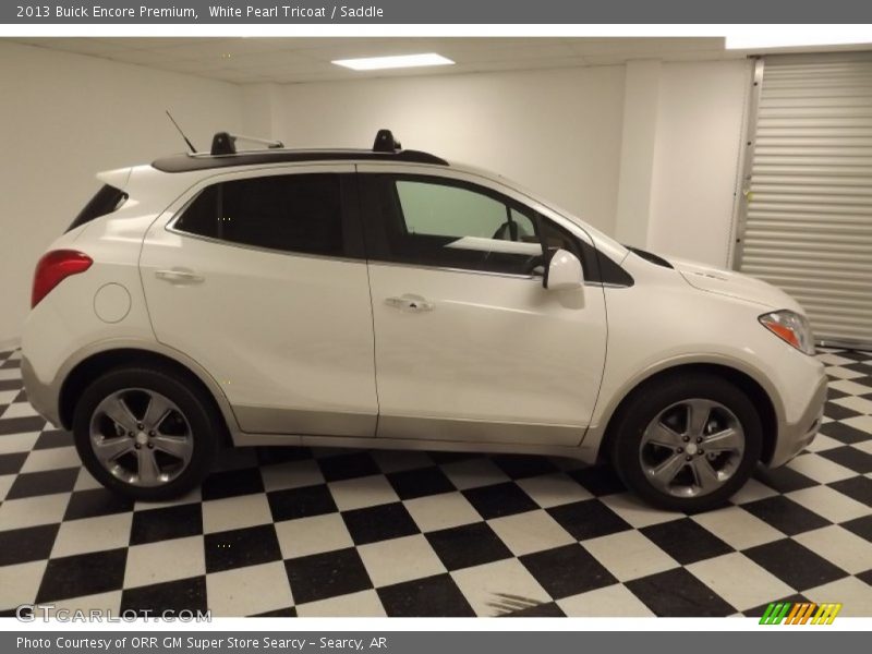 White Pearl Tricoat / Saddle 2013 Buick Encore Premium