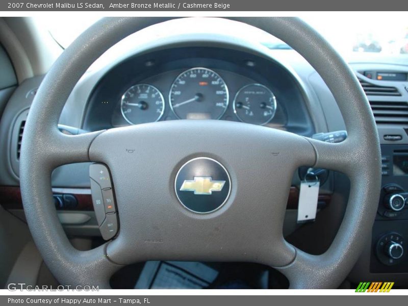 Amber Bronze Metallic / Cashmere Beige 2007 Chevrolet Malibu LS Sedan