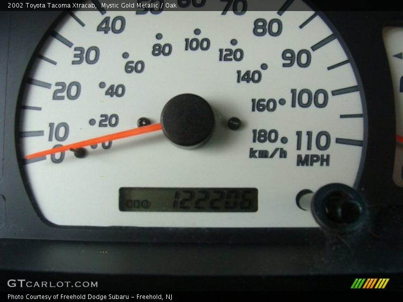 Mystic Gold Metallic / Oak 2002 Toyota Tacoma Xtracab