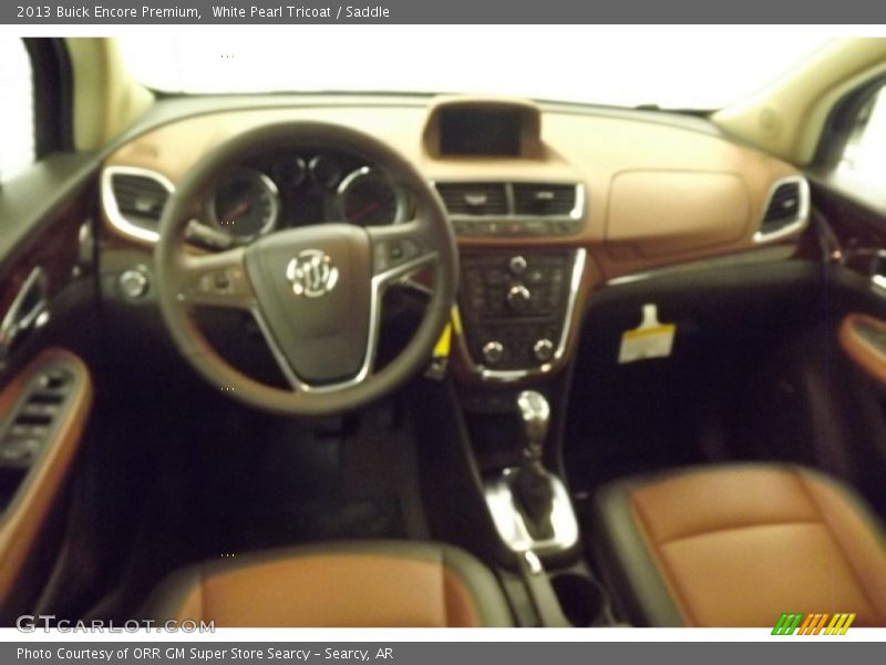 White Pearl Tricoat / Saddle 2013 Buick Encore Premium