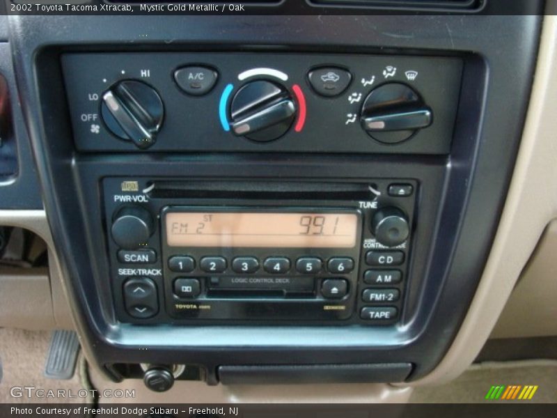 Controls of 2002 Tacoma Xtracab