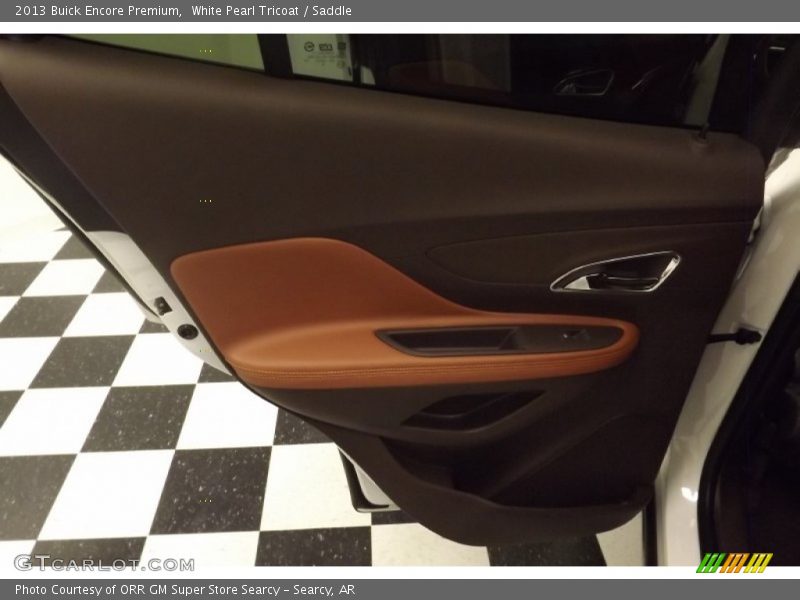 White Pearl Tricoat / Saddle 2013 Buick Encore Premium