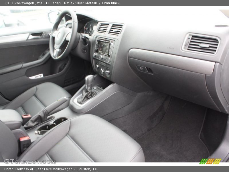 Reflex Silver Metallic / Titan Black 2013 Volkswagen Jetta TDI Sedan