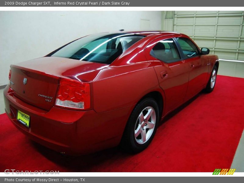 Inferno Red Crystal Pearl / Dark Slate Gray 2009 Dodge Charger SXT