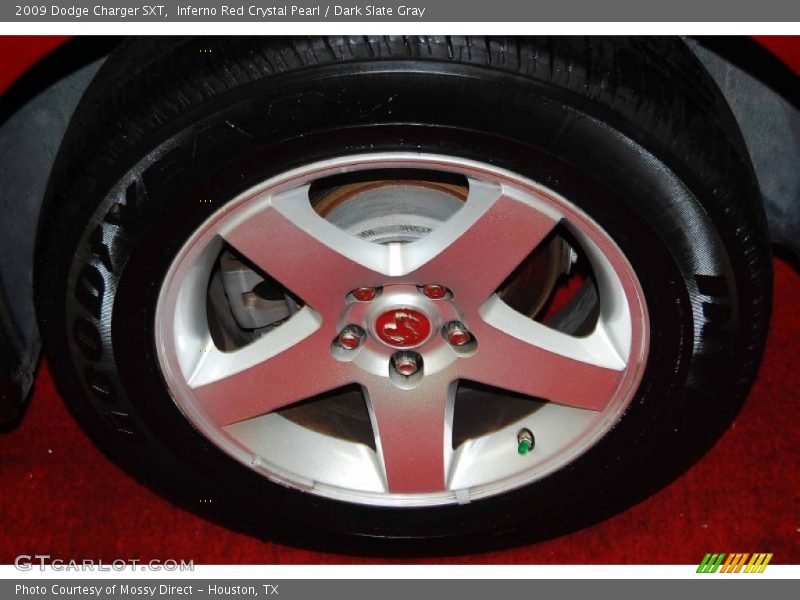 Inferno Red Crystal Pearl / Dark Slate Gray 2009 Dodge Charger SXT