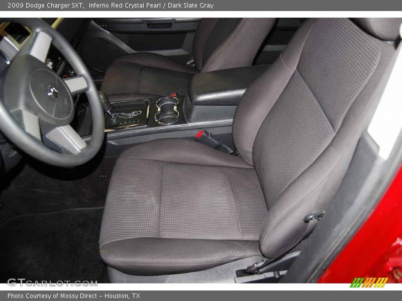 Inferno Red Crystal Pearl / Dark Slate Gray 2009 Dodge Charger SXT